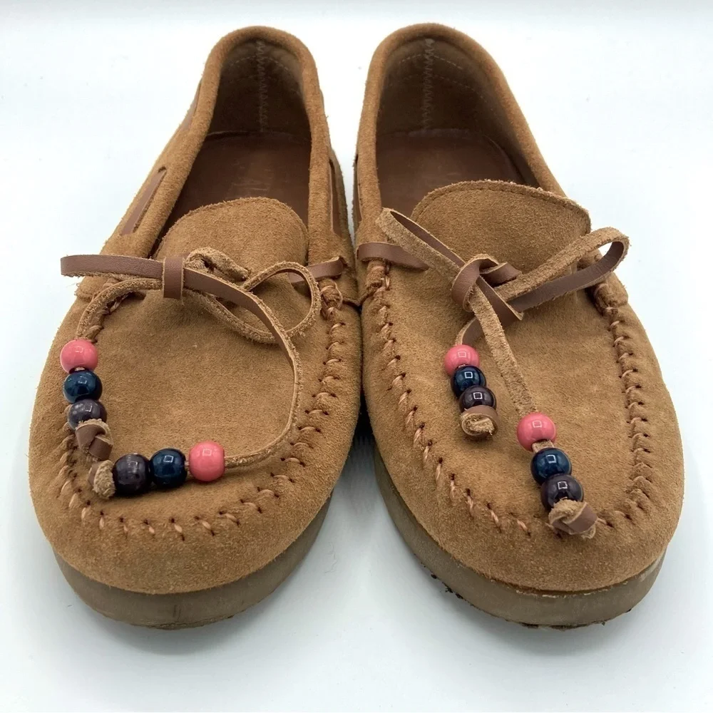 Zara suede moccasins, very‎ good preowned condition! Size 35- Kids 3.5 women’s 5